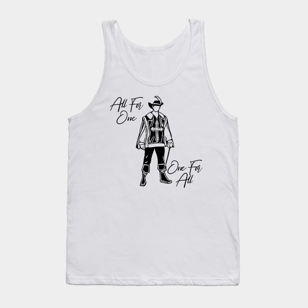 All For One; One For All Tank Top by KayBee Gift Shop